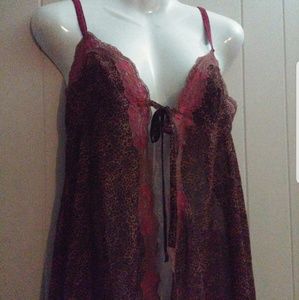 Victoria sectets little animal print chemise